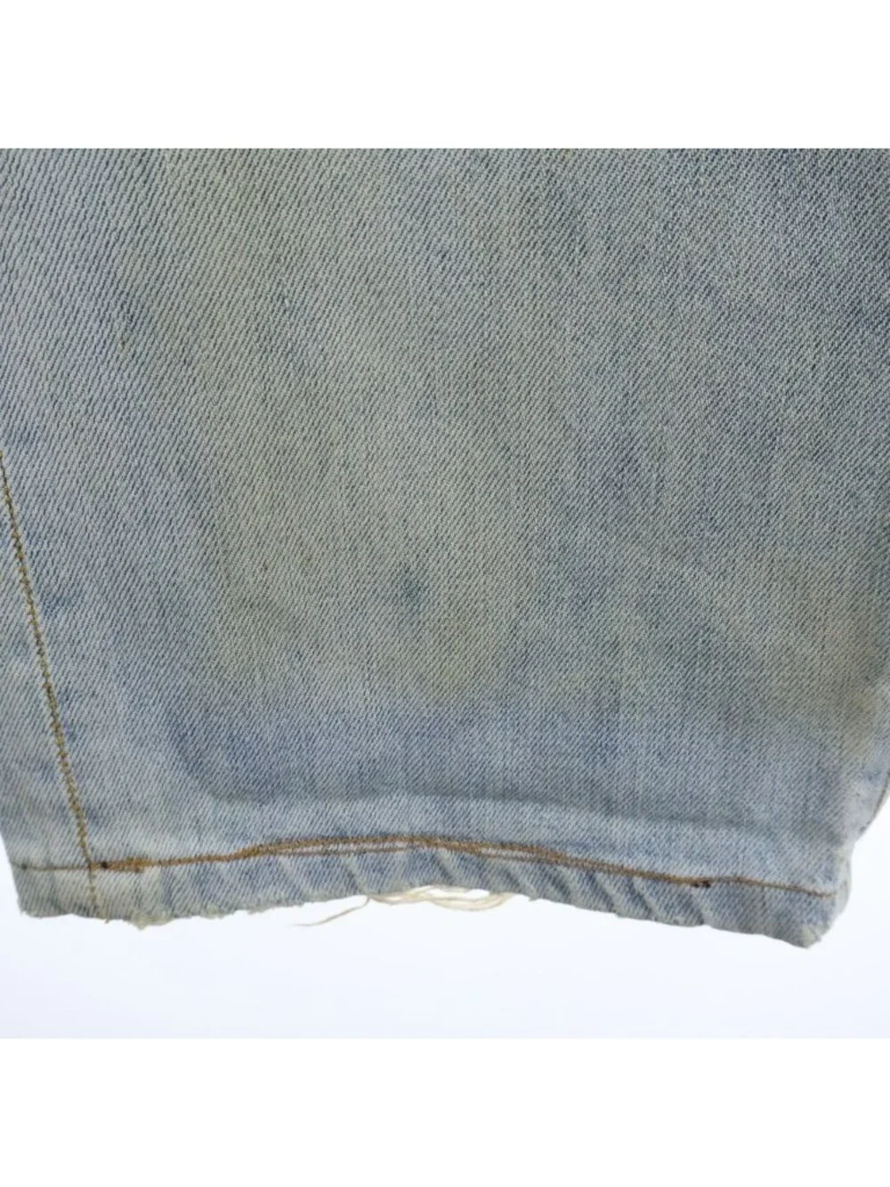 Gucci Distressed Organic Denim Pants Indigo